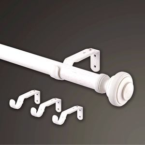 New Farmhouse 72-144 inch Curtain Rod